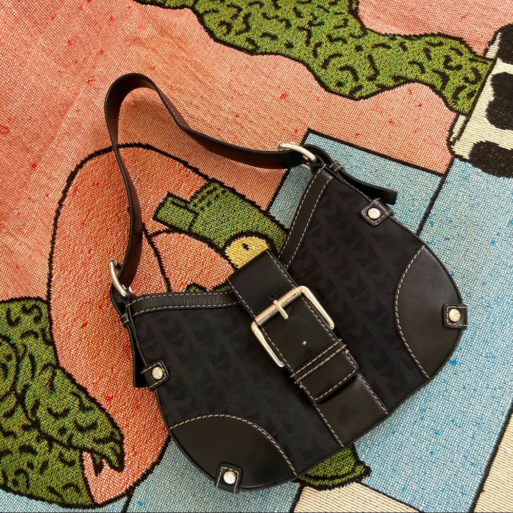 VINTAGE Y2K 2000 MICHAEL KORS BLACK SHOULDER BAG